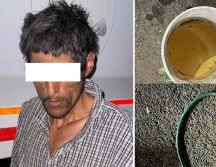 El detenido, identificado como Juan Pablo ‘N’ de 42 años, intentó huir a pie al brincar la malla perimetral del estacionamiento. ESPECIAL / POLICÍA DE GUADALAJARA