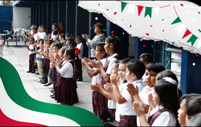 El descanso por las Fiestas Patrias será el miércoles 16 de septiembre, cuando se conmemora la Independencia de México; ese día no habrá clases. EL INFORMADOR / ARCHIVO