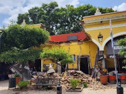 Personal de Protección Civil ya se encuentra en el sitio realizando las labores de valoración de daños. ESPECIAL