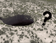 Algunas personas en internet piensan que estos agujeros son anomalías que suceden en la Zona del Silencio. Facebook / Complejo Ecoturístico Zona del Silencio