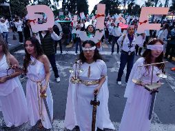 Empleados del Poder Judicial inconformes, son una muestra de rechazo a los cambios. SUN/J. Alvarado