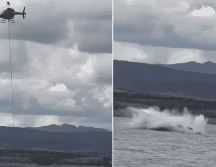 Se ha informado que el helicóptero transportaba a tres personas. ESPECIAL