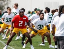 Los Packers entrenan en las instalaciones del Corinthians. EFE/S. Moreira