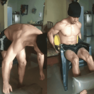 Usuario muestra cómo ejercitarse en casa sin ir al gym y se vuelve viral en TikTok