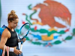 Renata Zarazúa compite en México con muchas ganas de demostrar su buen juego ante su gente. EFE/ F. Guasco.