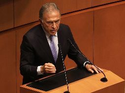 Yunes Linares mencionó que no revelará su voto hasta el debate sobre la reforma, y criticó a Marko Cortés por presionar a los legisladores a votar en bloque en lugar de permitirles decidir libremente. SUN / B. Fregoso