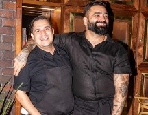 Oriol Mendivil y Paco Ruano en la cena 