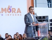 Salvador Zamora su sexto informe de gobierno como presidente municipal de Tlajomulco de Zúñiga. EL INFORMADOR / H. Figueroa