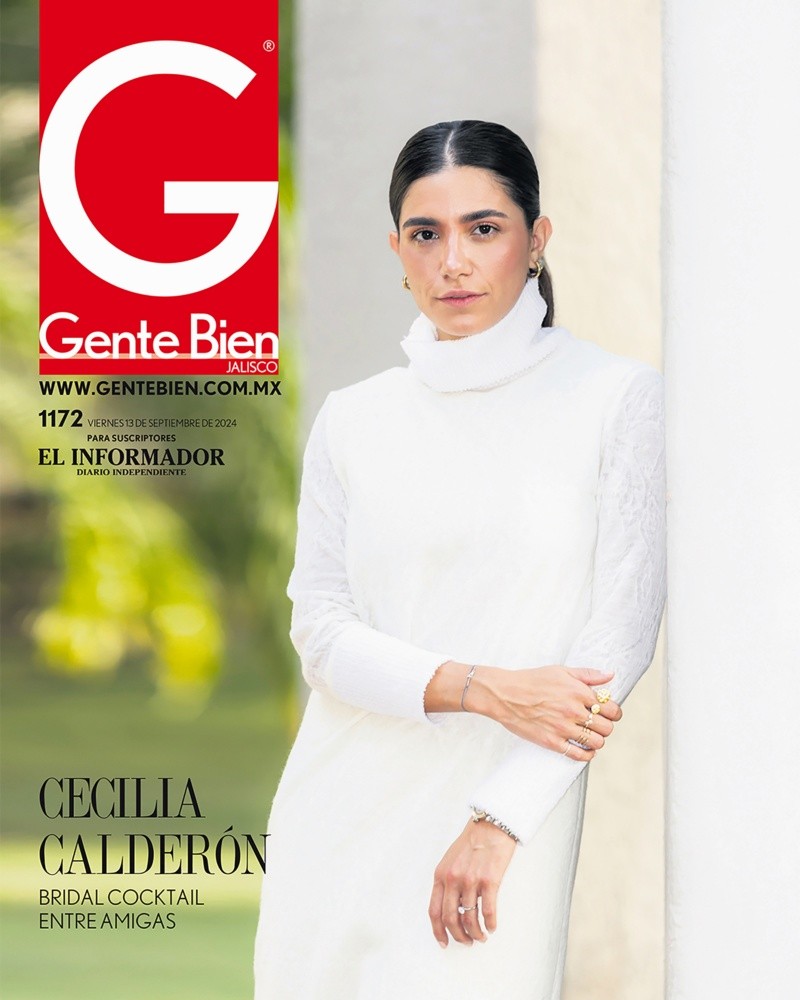 En portada, Cecilia Calderón. GENTE BIEN JALISCO/ Jorge Soltero y Tony Rodríguez&nbsp;