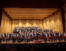 Un total de 200 músicos se apoderaron del escenario e incluso algunos balcones del histórico recinto. EL INFORMADOR/H.FIGUEROA
