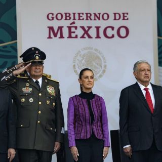 Sedena y Marina dirigen mensaje a Sheinbaum durante ceremonia cívica militar