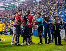 La expulsión de Gaddi Aguirre en la primera mitad fue un factor determinante que afectó el rendimiento. IMAGO7.