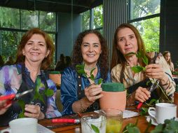 Mailet López, Leticia de Anda y Ana Carolina Alonso fueron de las invitadas al evento Self & Home Beauty. GENTE BIEN JALISCO/ Marifer Rached