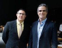 Oscar Betancourt y Jorge Partidas de Globofran. GENTE BIEN JALISCO/ Claudio Jimeno