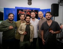 Christian Orozco, Galo Borrego, Alejandro Valenzuela, Sebastián Cisneros, Jorge García y Luisfer Sandoval en la inauguración de MATADOR. GENTE BIEN JALISCO/ Jorge Soltero