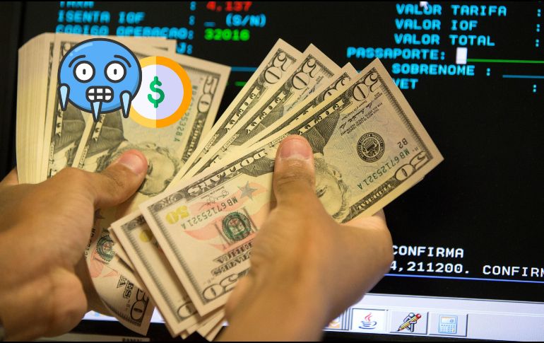 El peso mexicano se paraliza frente al dólar en el mercado internacional. EFE / ARCHIVO