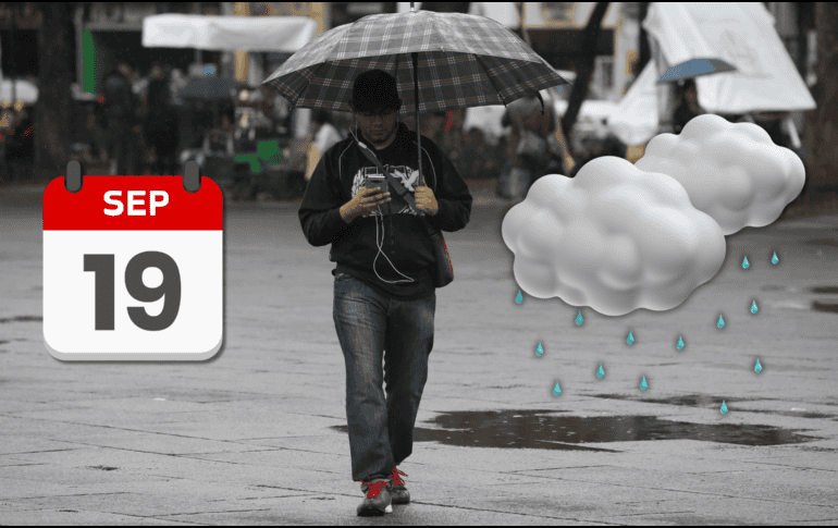 La probabilidad de lluvia para esta tarde en Guadalajara es del 34 por ciento. EL INFORMADOR / ARCHIVO
