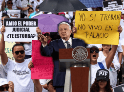 La propuesta impulsada por el Presidente López Obrador reduce de 11 a nueve el número de ministros de la SCJN. EL INFORMADOR / ARCHIVO / EFE / J. Méndez