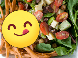 En el caso de ensaladas, opta por las que se basan en verduras y descarta las que llevan muchas frutas o semillas caramelizadas. AP / ARCHIVO