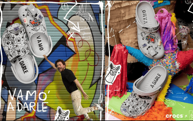 En la promoción de Luisito Comunica x Crocs resaltan que el creador de contenidos suele usar el calzado de la marca. INSTAGRAM/@crocs.mexico