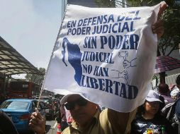 Trabajadores del Poder Judicial se oponen a la reforma. EL UNIVERSAL