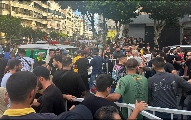 Este es el tercer bombardeo israelí contra el Dahye desde el inicio del fuego cruzado entre Hezbulá y el Estado hebreo. EFE/W. HAMZEH