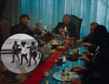 En el video de la Doble P, destacan hombres encapuchados y muchos lujos. ESPECIAL/YOUTUBE/ Peso Pluma