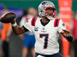 Jacoby Brissett fue castigado el jueves por la defensiva de los Jets. AP/S. Wenig