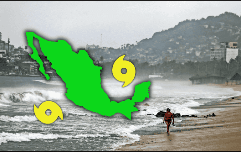 Dentro de una semana, según la estimación, dos posibles ciclones tropicales podrían afectar a México; aunque habrá que observar su evolución. SUN / ARCHIVO