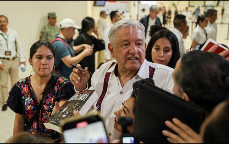 López Obrador afirmó a nueve días de que finalice su sexenio, que su administración está entregando 