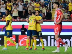 Henry Martín marcó su quinto gol del Torneo Apertura 2024 y evitó un nuevo descalabro para el América, que suma 13 puntos en nueve partidos. IMAGO7/P. Ramírez