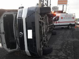 Las personas lesionadas fueron atendidas en el lugar por paramédicos de la Cruz Roja de Zapopan. ESPECIAL / PROTECCIÓN CIVIL Y BOMBEROS DE ZAPOPAN