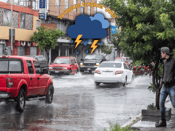 Las lluvias pronosticadas podrían estar acompañadas con descargas eléctricas y con posible caída de granizo en zonas del interior del país. SUN / ARCHIVO