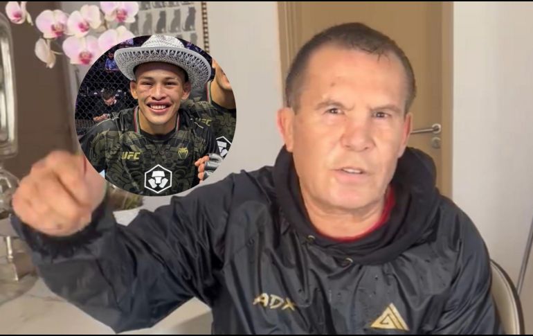 Julio César Chávez bromeó con la paternidad de Lazy Boy. X/ @Jcchavez115. Instagram/ @lazyboy.ufc.
