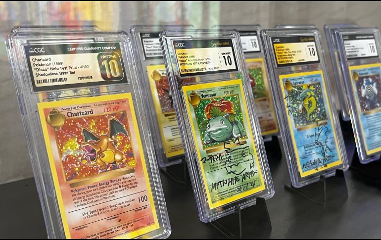 Juntas, las cartas de Pokémon subastadas aspiraban a más de un millón de dólares. EFE/N. Quintanilla