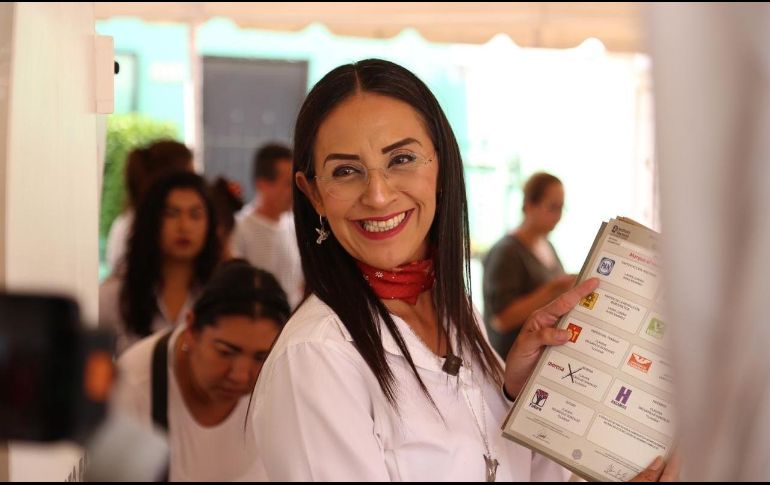 En todas las instancias ha ganado la morenista Laura Imelda, quien obtuvo más de 121 mil votos el pasado 2 de junio. ESPECIAL