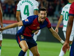 Robert Lewandowski acumula cinco fechas en fila marcando al menos una anotación. AP/J. Monfort