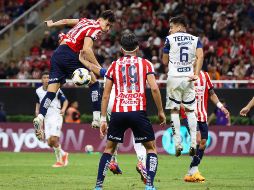 Por primera vez en el torneo Chivas recibió gol en el estadio Omnilife, pero sigue invicto como local. EL INFORMADOR/H. Figueroa