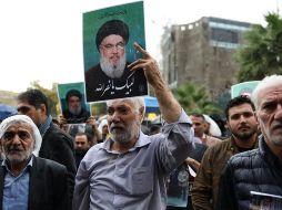 El Ejército dijo hoy, que también perecieron Ibrahim Husein Jazini, identificado como el jefe de la unidad de seguridad de Nasralah. EFE /A. TAHERKENAREH