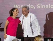 En un video que compartió en sus redes sociales, Sheinbaum elogió los seis años de gobierno de Andrés Manuel López Obrador al frente del Poder Ejecutivo. SUN / ARCHIVO