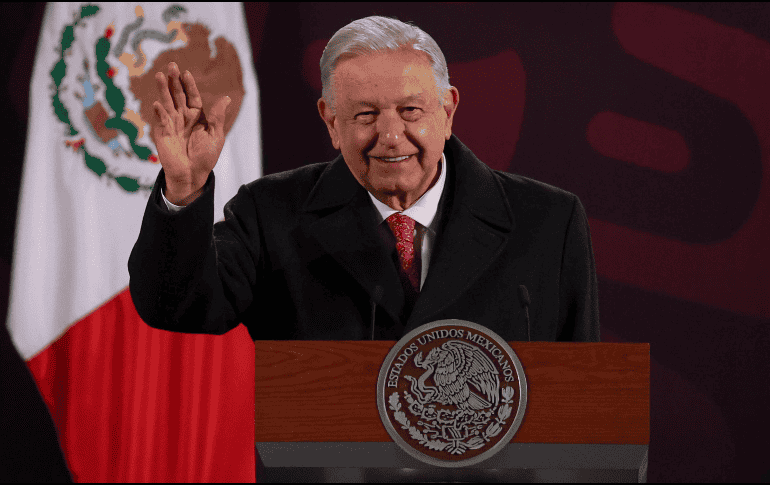 A partir de este día, el retrato de López Obrador estará en los corredores del Palacio Nacional, que fue su casa y oficina durante su gestión (2018-2024). SUN / D. S. Sánchez