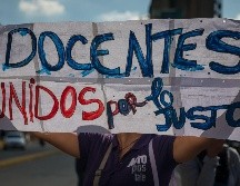 Los maestros frecuentemente salen a las calles para exigir mejores salarios actualizados. EFE / ARCHIVO