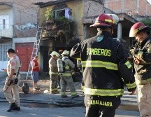 El primer piso del inmueble quedó completamente consumido por las llamas. ESPECIAL / PROTECCIÓN CIVIL Y BOMBEROS DE GUADALAJARA