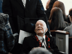 La última vez que Carter fue visto en público fue hace casi un año, para asistir a los servicios funerarios de su esposa. EFE / ARCHIVO