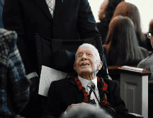 La última vez que Carter fue visto en público fue hace casi un año, para asistir a los servicios funerarios de su esposa. EFE / ARCHIVO