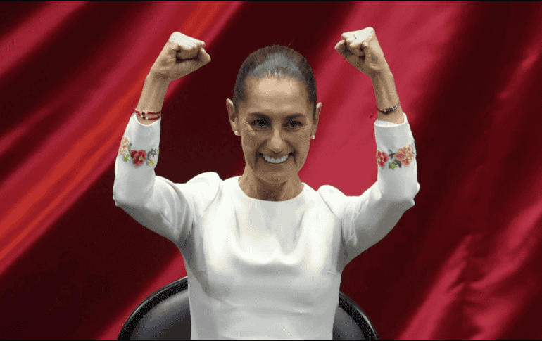Sheinbaum asumió este martes como la primera mujer presidenta de México para el sexenio de 2024-2030. SUN / D. Simón Sánchez