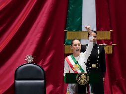 Tras su juramento, Sheinbaum comenzó su discurso, en donde destacó la labor de su predecesor, el expresidente Andrés Manuel López Obrador, y abordó temas cruciales como la seguridad, los programas sociales y la situación de las mujeres en el país. AP / E. Verdugo