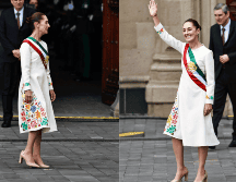 Esta pieza, que destaca por su bordado y su confección a ganchillo, representa la riqueza cultural del Istmo de Tehuantepec. ESPECIAL/ EFE/S. Gutiérrez