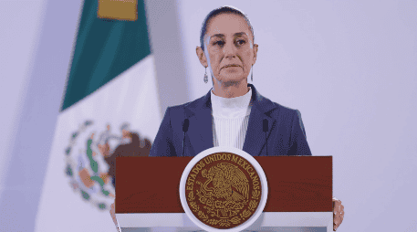 Claudia Sheinbaum dedicó este miércoles su primera conferencia matutina a las víctimas del 2 de octubre de 1968. SUN / F. Rojas