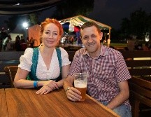 Doree y Martin Volk en ela primera edición del Otoñobierfest. GENTE BIEN JALISCO/ Christian Pérez